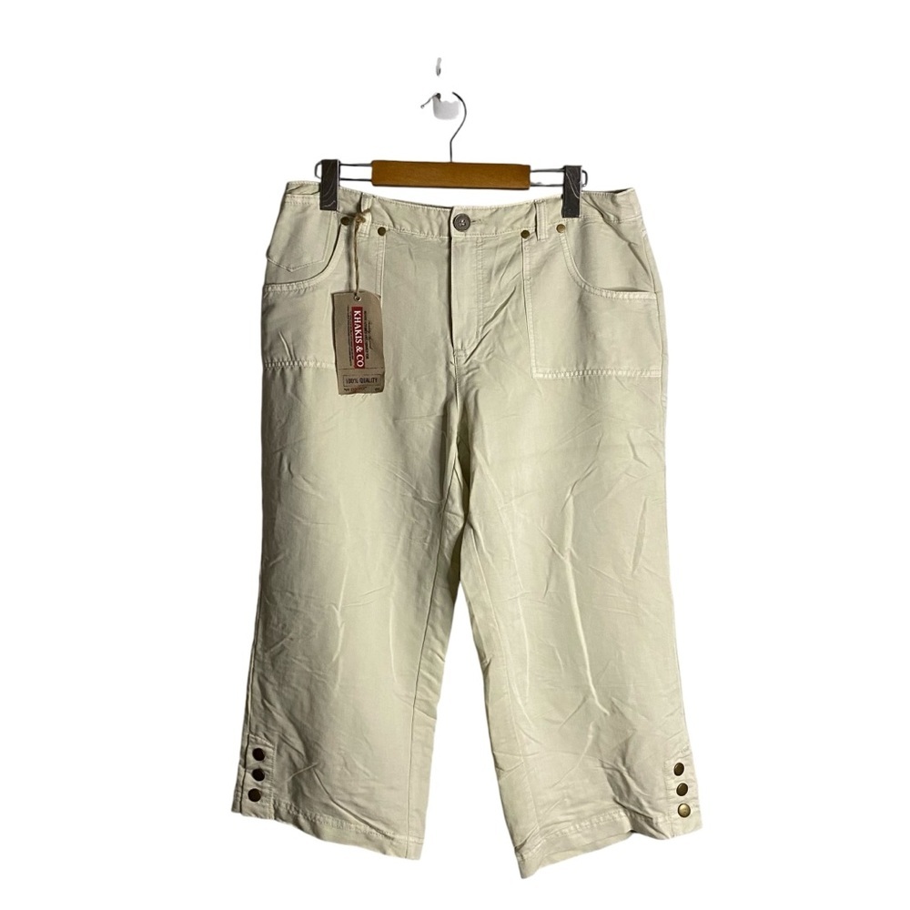 NWT Khakis & CO Women's Lightly Tan Capris Pant